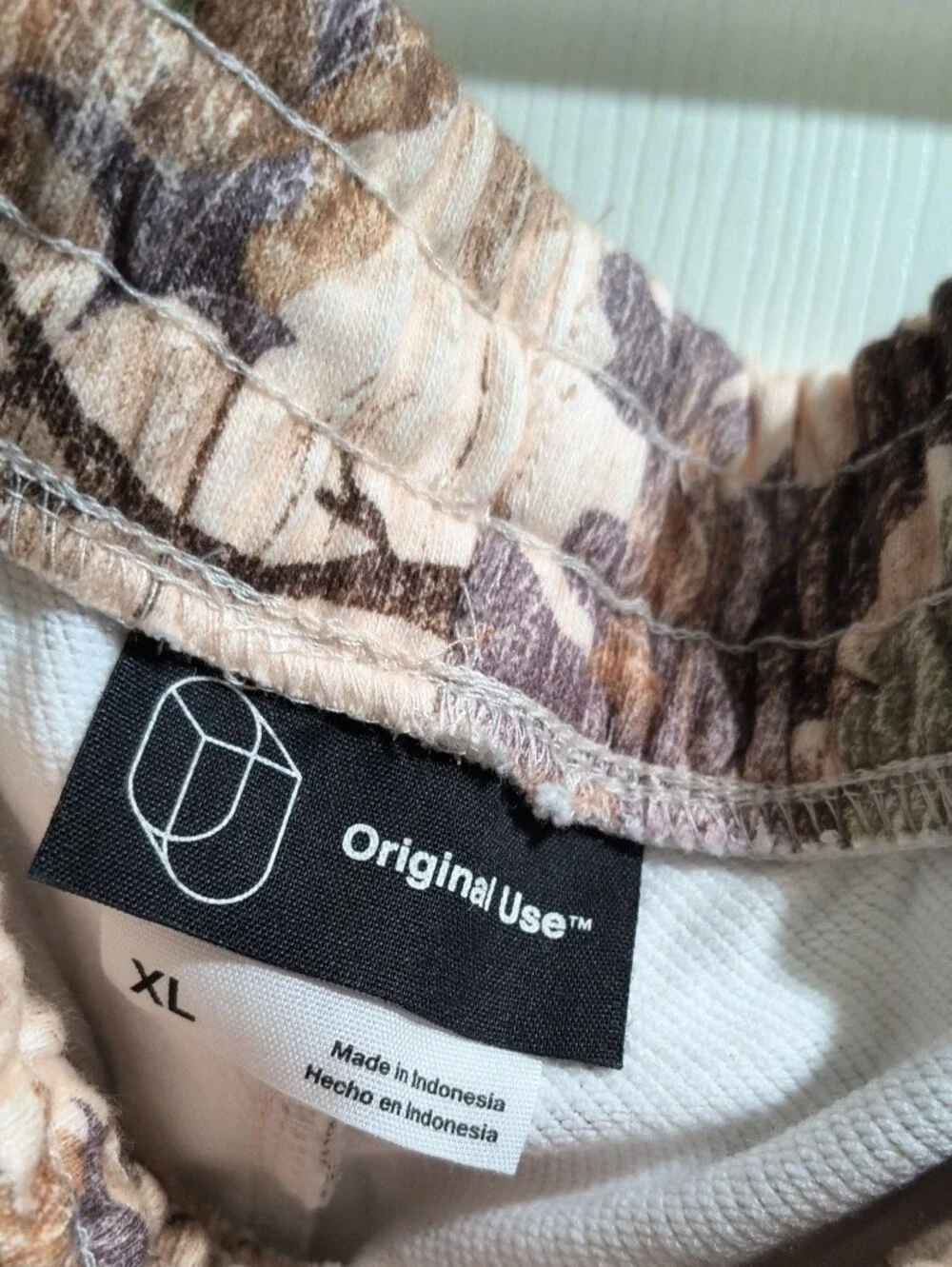 Original Use Men's Camouflage Athletic Shorts in Pink, Tan, Green - Picture 4 of 4